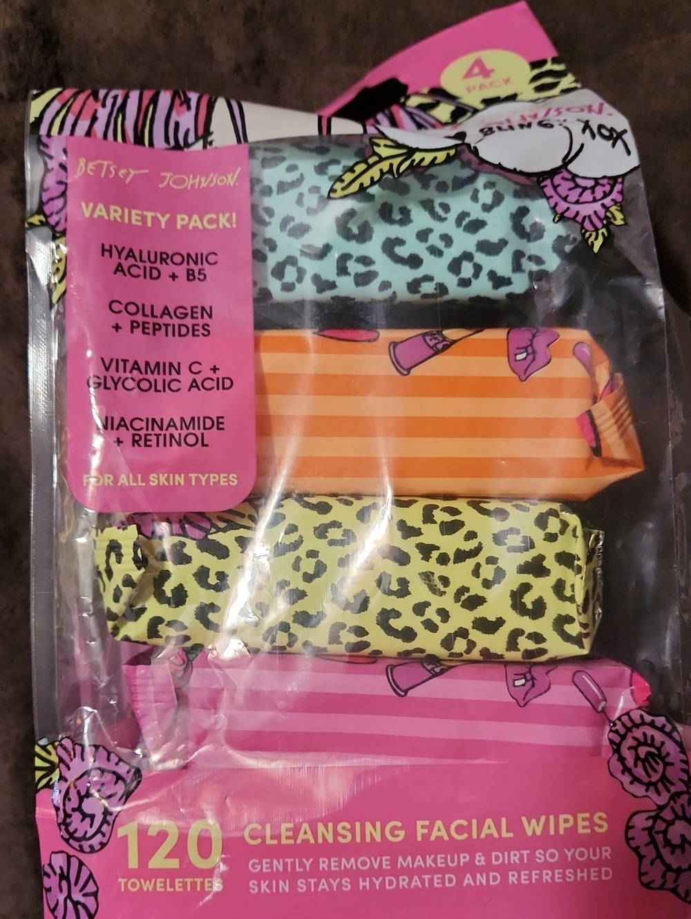 Betsey Johnson Cleansing Facial Wipes